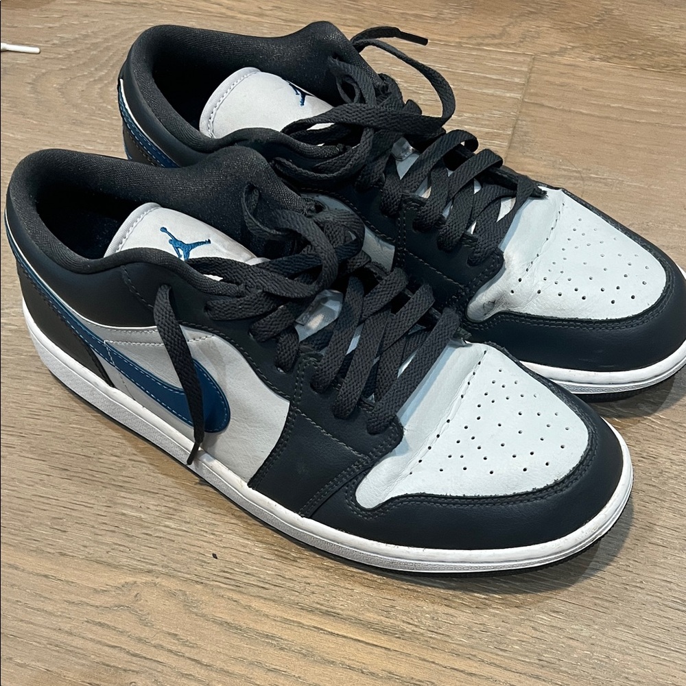 Nike Air Jordan 1 Low Anthracite industrial Blue Sneakers size men’s US 12